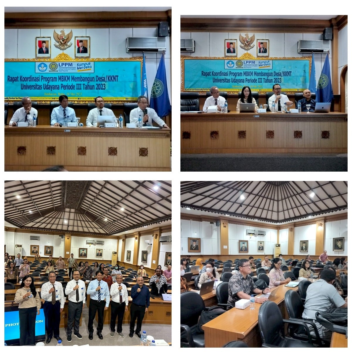 LPPM Universitas Udayana Gelar Rapat Koordinasi Program MBKM Membangun Desa/KKNT Periode III Tahun 2023